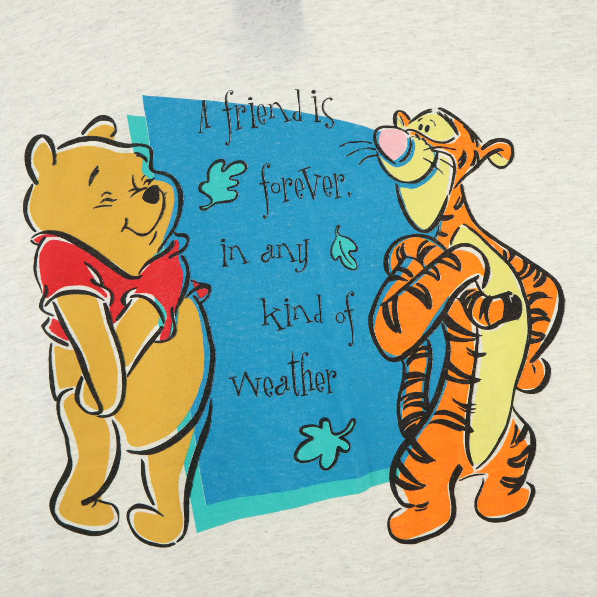 未使用 Pooh プー 90s Disney オールド 半袖 ワンピース FREE グレー系 Tシャツ レディース