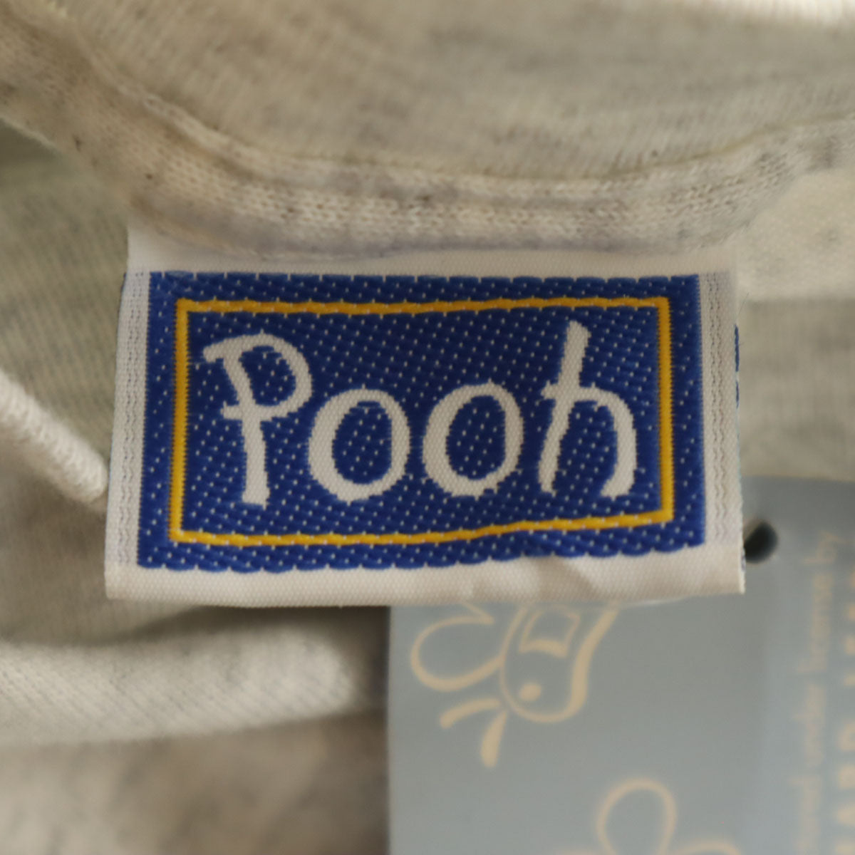 未使用 Pooh プー 90s Disney オールド 半袖 ワンピース FREE グレー系 Tシャツ レディース