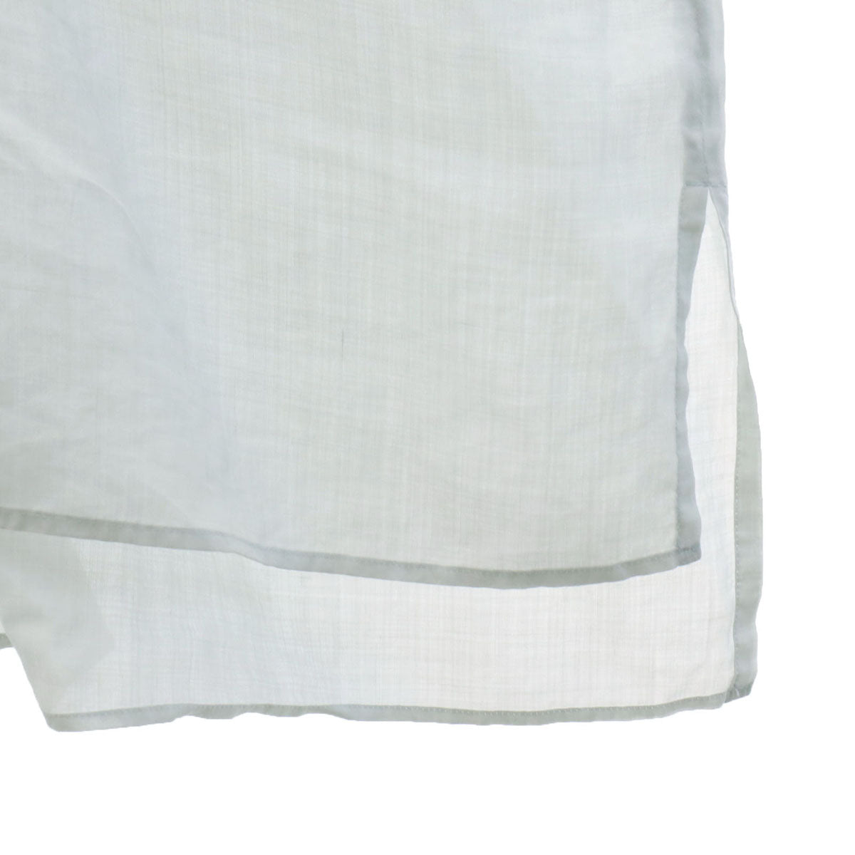 Y's ワイズ 日本製 リネン 半袖 シャツワンピース 2 ブルーグレー系 ヨウジヤマモト レディース