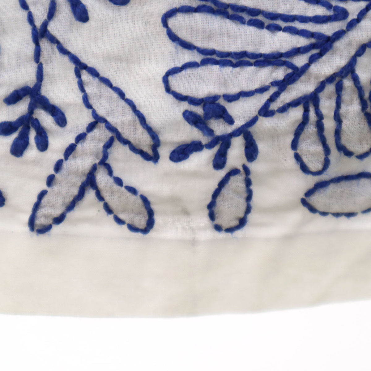 PRADA プラダ リーフ刺繍 ノースリーブ ミニワンピース 38 ホワイト レディース