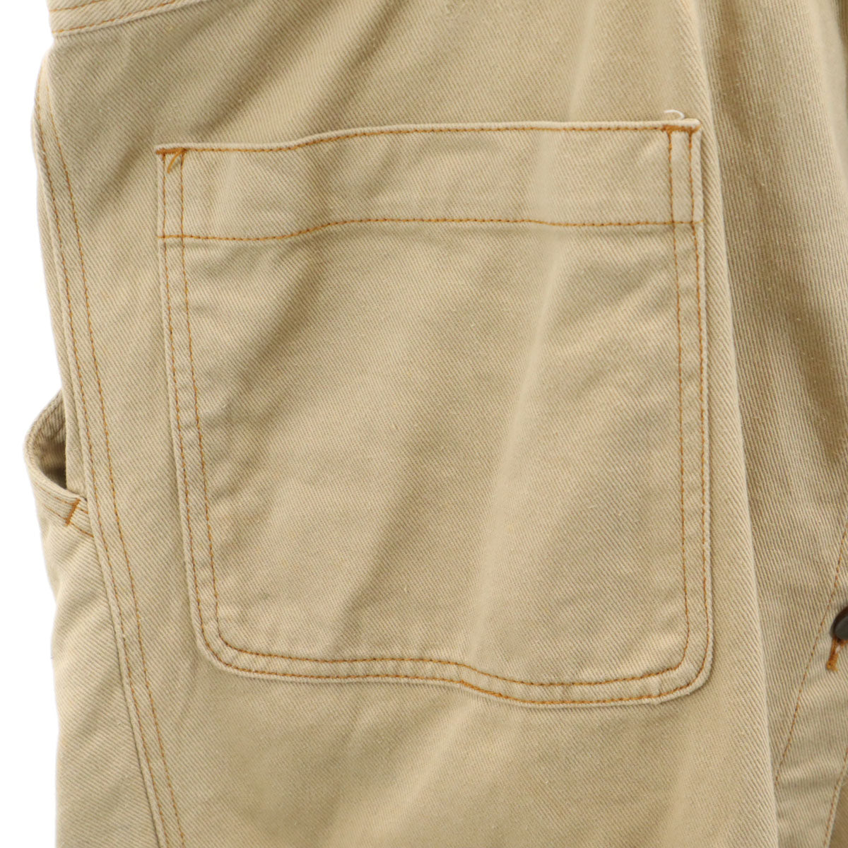 i.s. ISSEY MIYAKE アイエス イッセイミヤケ 90s 日本製 オールド ジャンパースカート M ベージュ 2WAY レディース