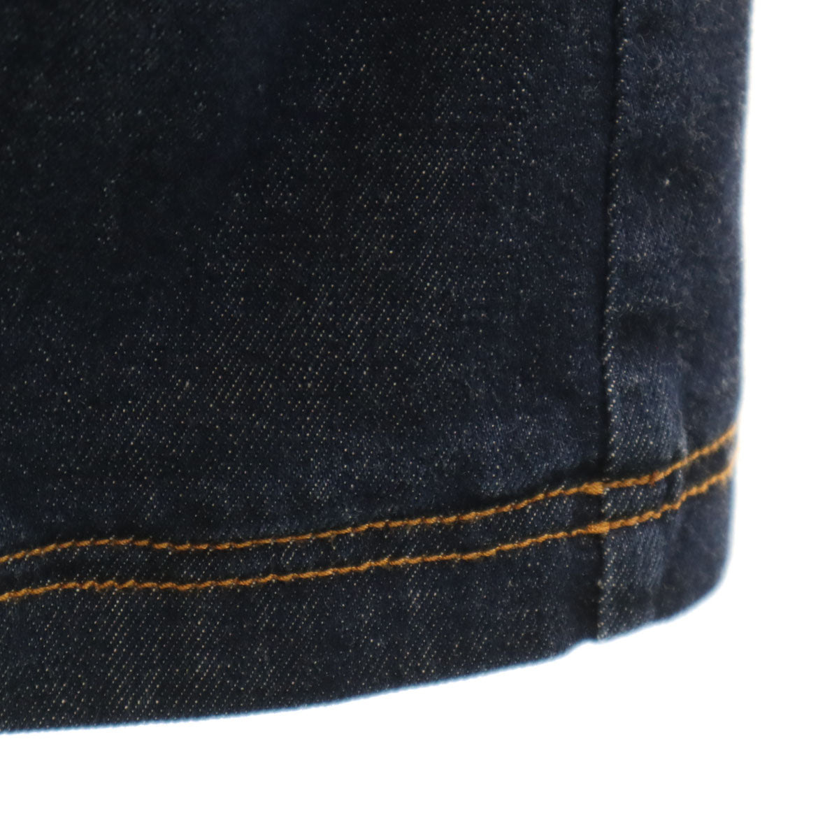 FENDI フェンディ イタリア製 半袖 デニム ミニワンピース 40 インディゴ レディース