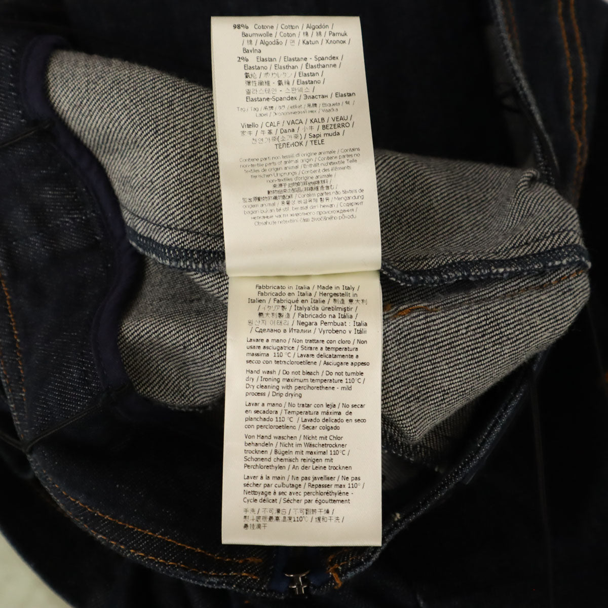 FENDI フェンディ イタリア製 半袖 デニム ミニワンピース 40 インディゴ レディース