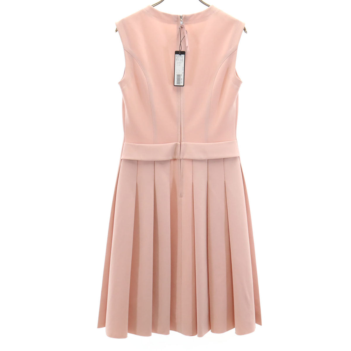 未使用 FOXEY NEW YORK フォクシーニューヨーク 日本製 ノースリーブ ワンピース 40 ピンク レディース