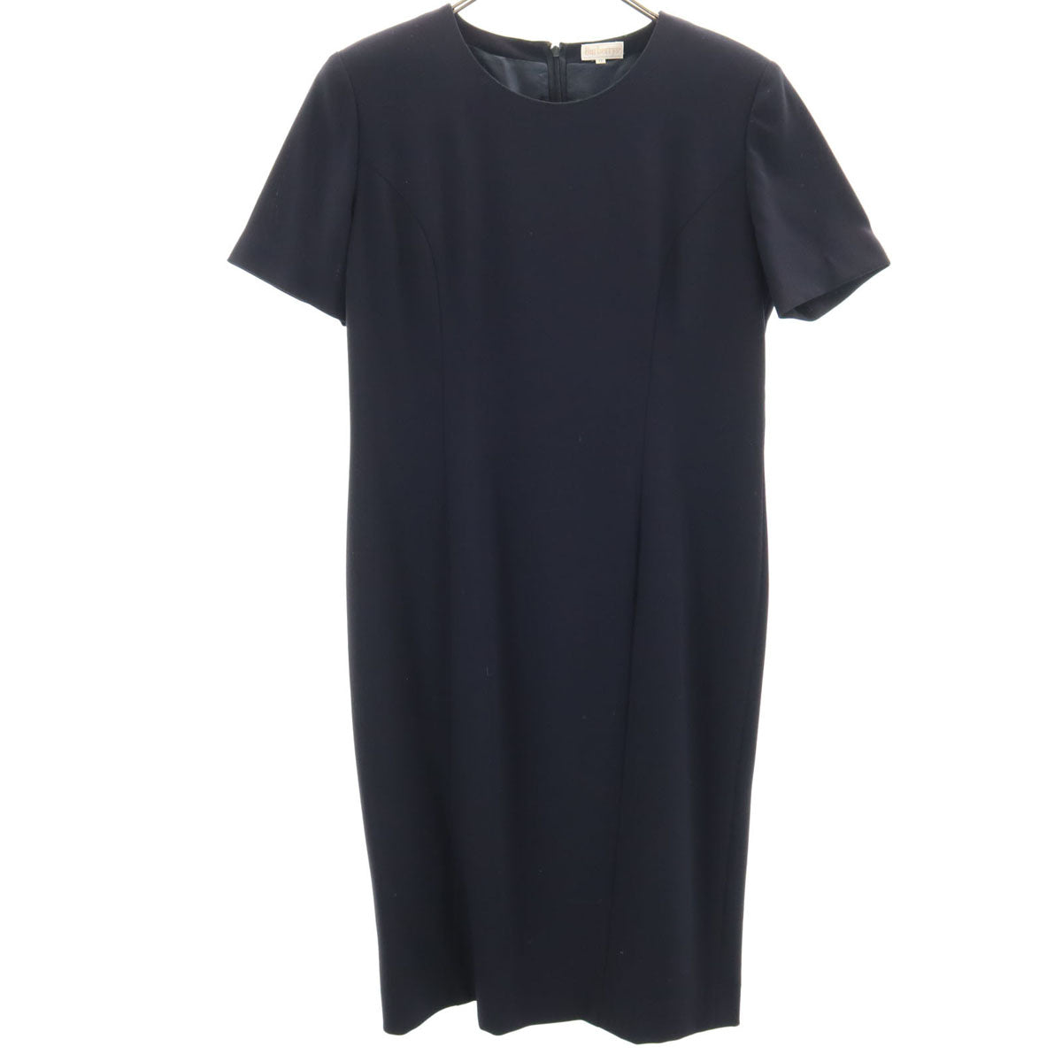 Burberrys バーバリーズ 90s ウール オールド 半袖 ワンピース 11 ダークネイビー レディース