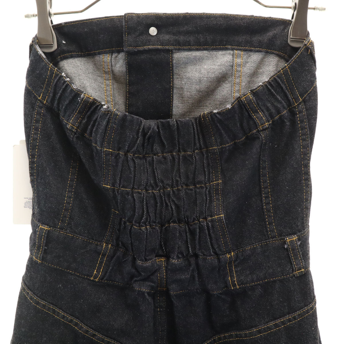 CONVERSE コンバース 未使用 ベアトップ デニム ロングワンピース ネイビー TOKYO タグ付き レディース