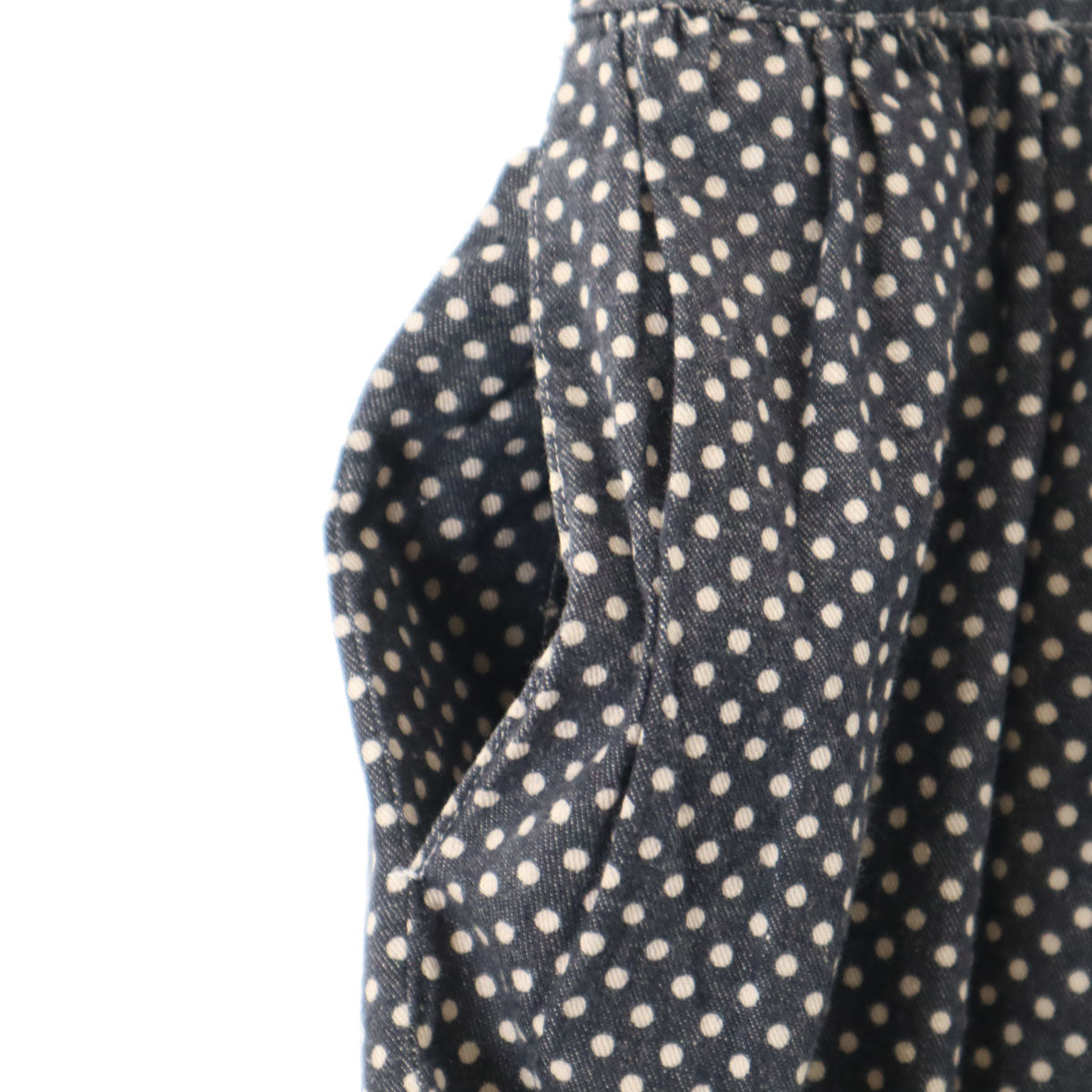 PINK HOUSE ピンクハウス ドット柄 フレンチスリーブ ワンピース グレー系 水玉 レディース