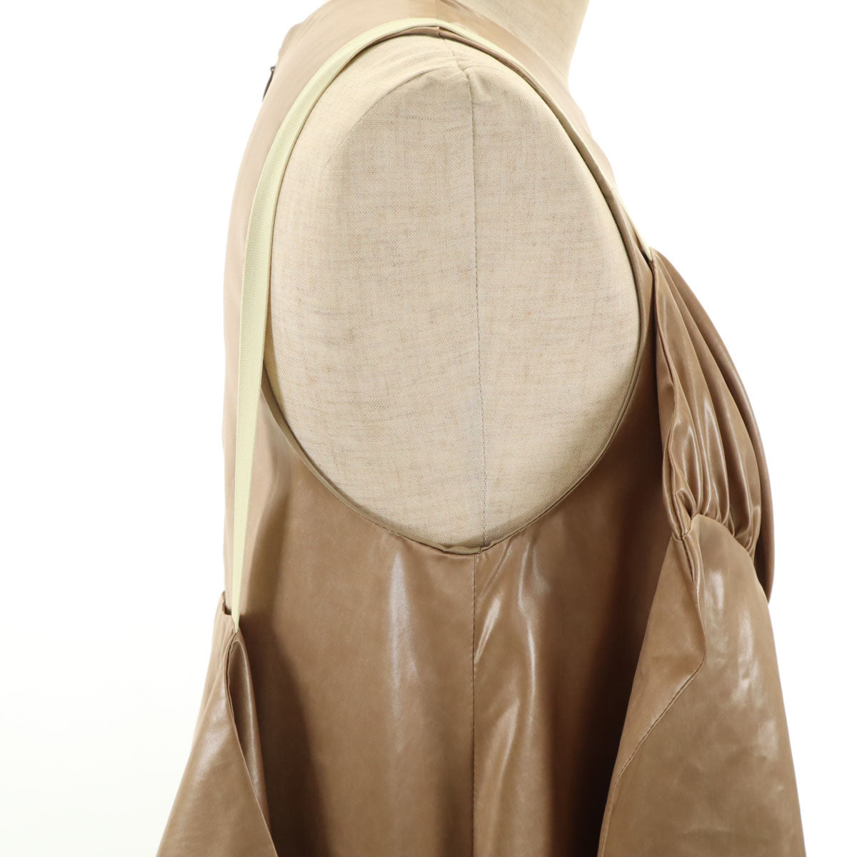 old honey オールドハニー 日本製 ノースリーブ アンサンブル ベージュ系 ロングワンピース レディース