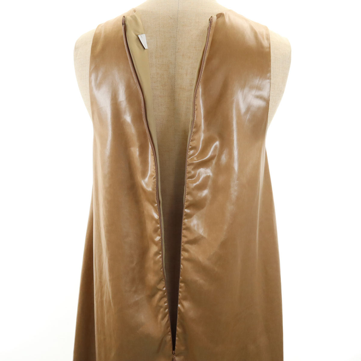 old honey オールドハニー 日本製 ノースリーブ アンサンブル ベージュ系 ロングワンピース レディース