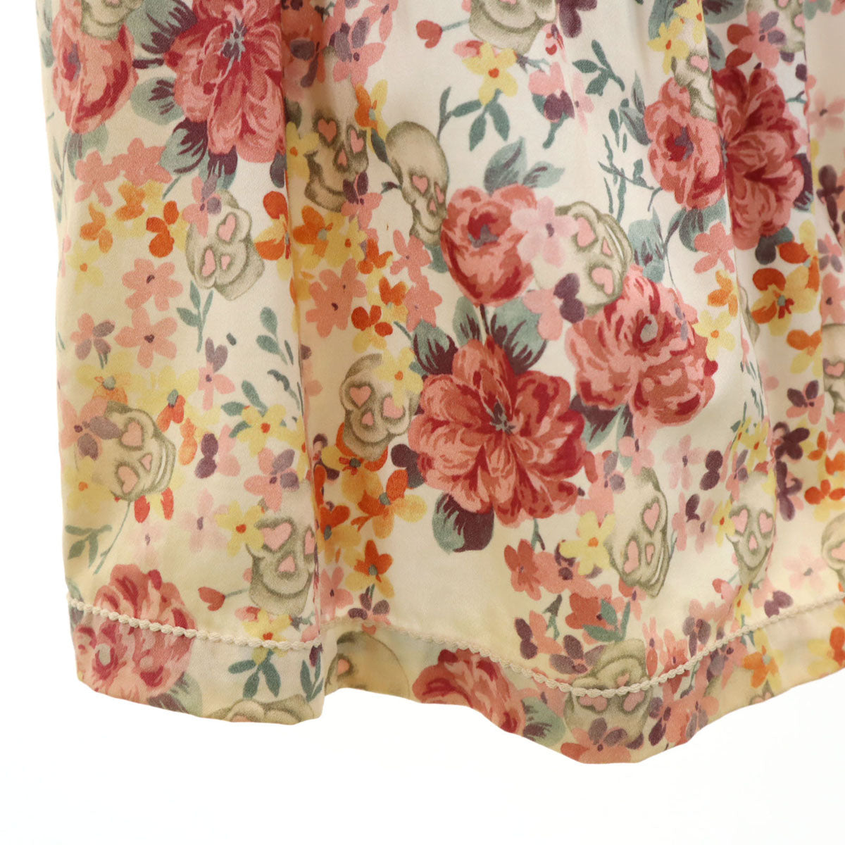 LOVEMOSCHINO ラブモスキーノ 総柄 ノースリーブ 膝丈ワンピース USA2 レディース