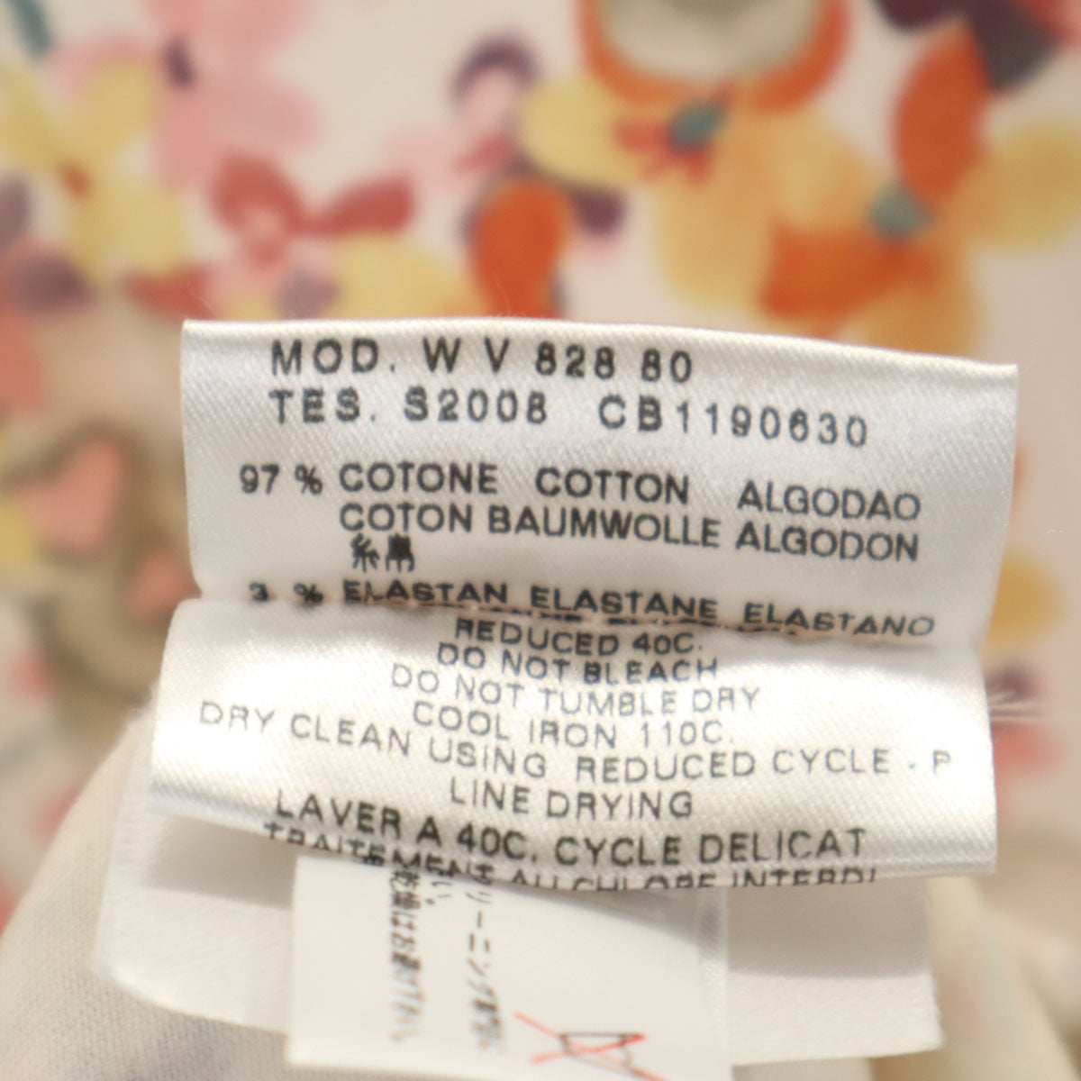 LOVEMOSCHINO ラブモスキーノ 総柄 ノースリーブ 膝丈ワンピース USA2 レディース