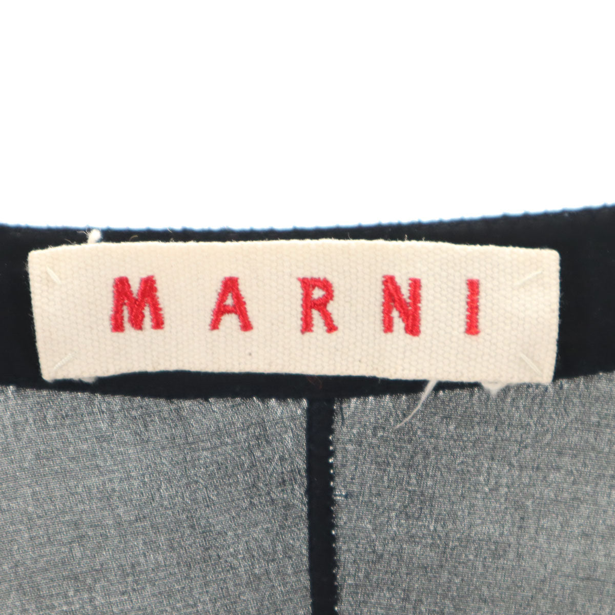 MARNI マルニ イタリア製 長袖 ワンピース 38 黒 レディース