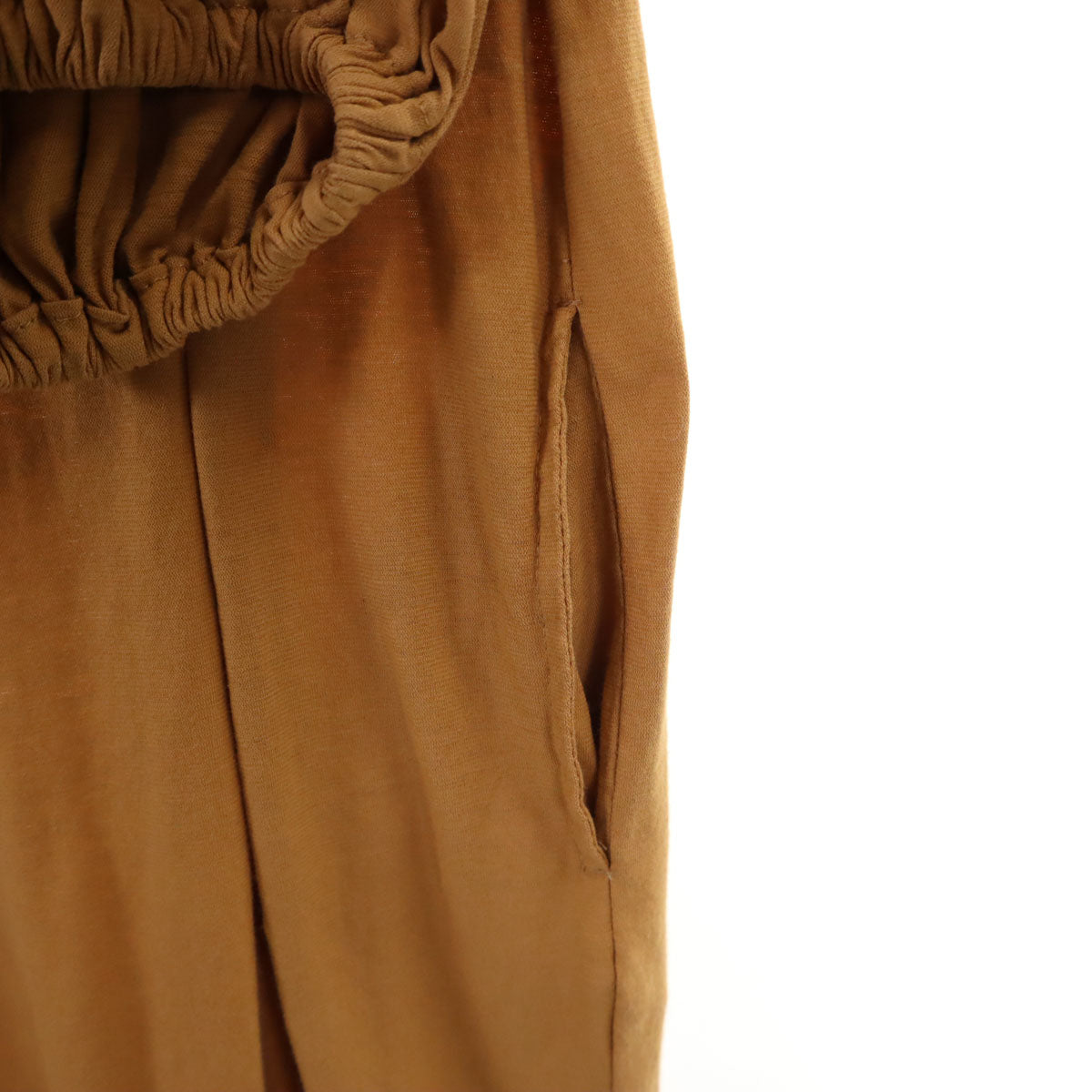 Ron Herman ロンハーマン 日本製 5分袖 ワンピース S ベージュ系 レディース