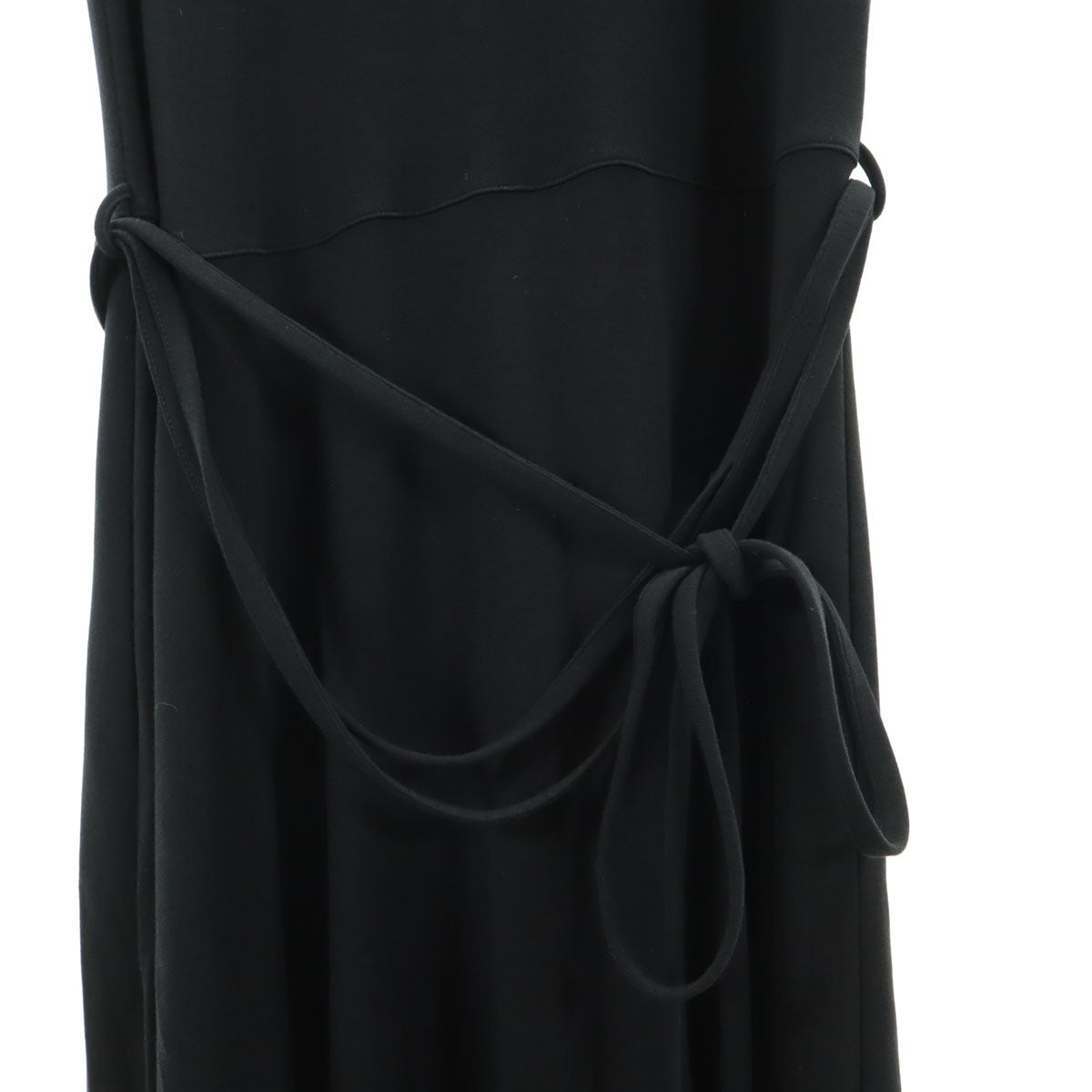 LEMAIRE ルメール ノースリーブ ロングワンピース M 黒 レディース