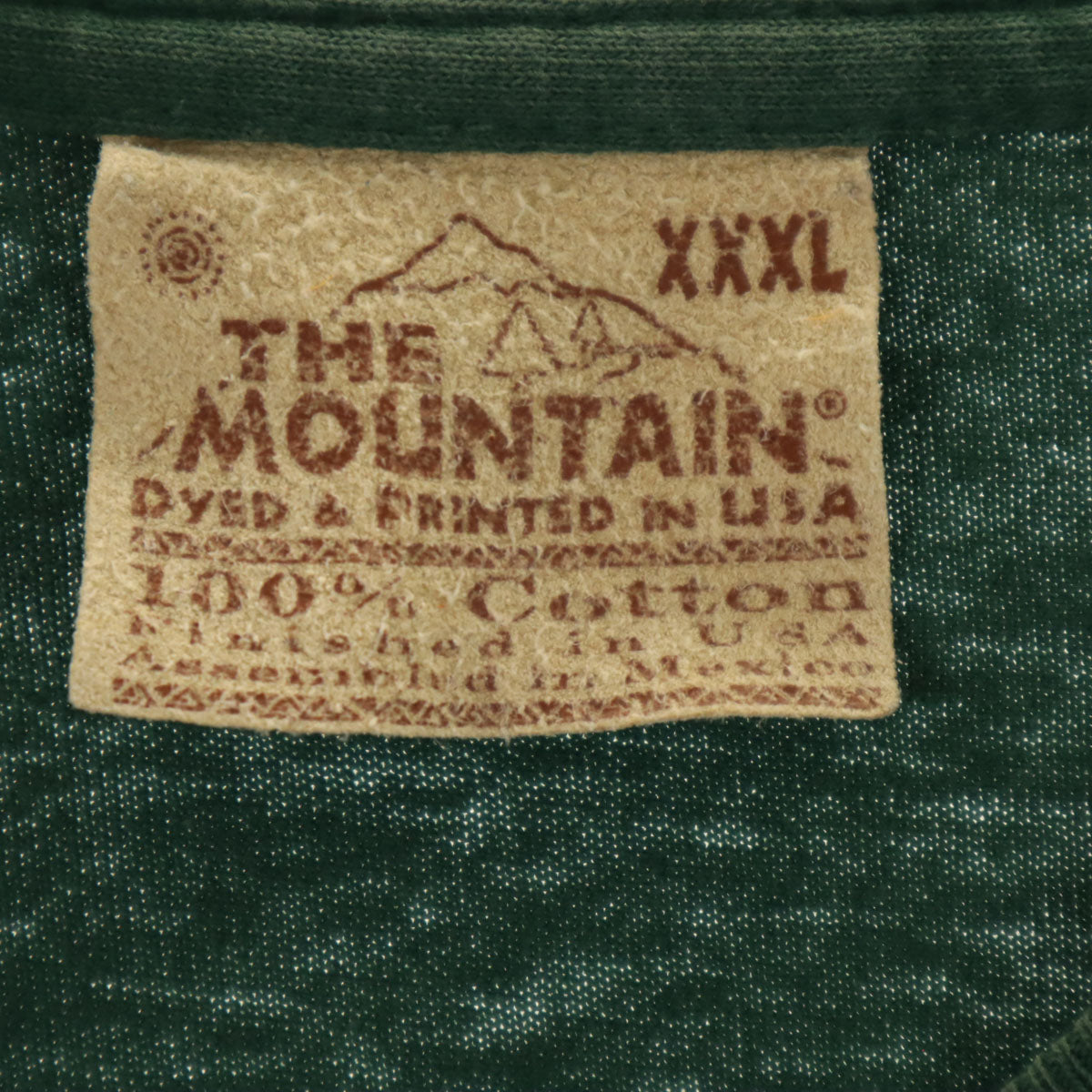 THE MOUNTAIN ザ マウンテン NICE HOOTERS プリント 半袖 Tシャツ XXXL グリーン アニマル ビッグサイズ メンズ