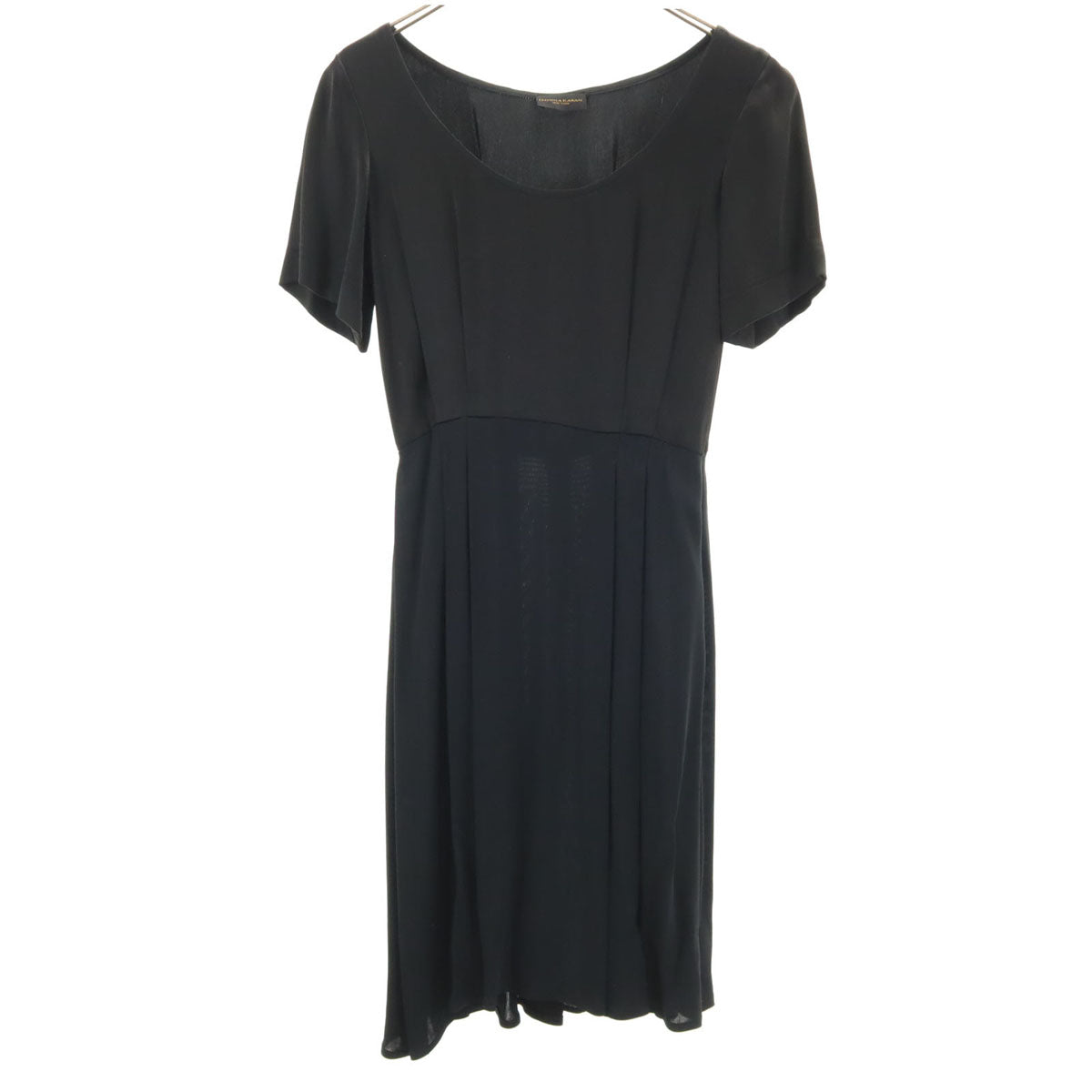 DKNY DONNA KARAN NEW YORK ダナキャランニューヨーク 90s USA製 オールド 半袖 ワンピース 7 ブラック レディース
