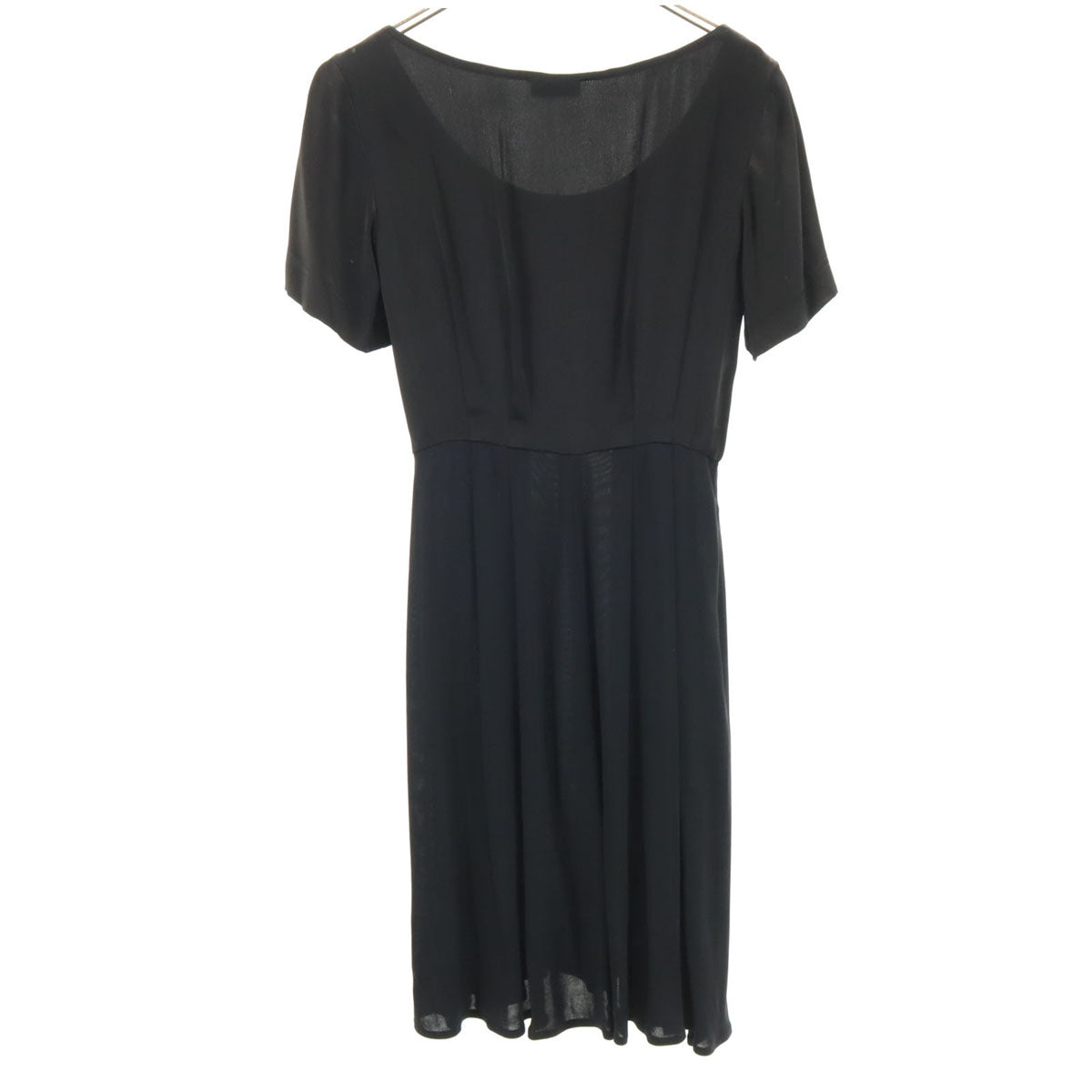 DKNY DONNA KARAN NEW YORK ダナキャランニューヨーク 90s USA製 オールド 半袖 ワンピース 7 ブラック レディース