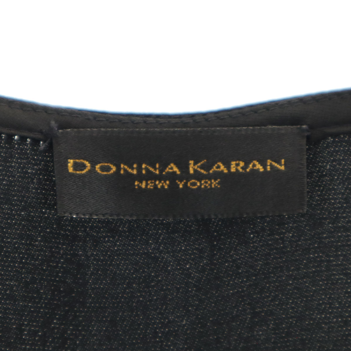 DKNY DONNA KARAN NEW YORK ダナキャランニューヨーク 90s USA製 オールド 半袖 ワンピース 7 ブラック レディース