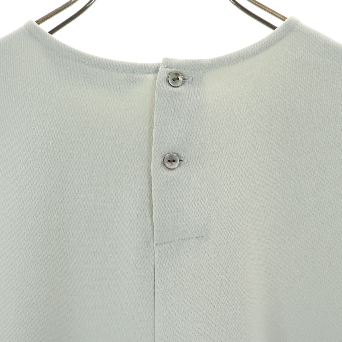 未使用 mizuiro ind ミズイロインド 日本製 ノースリーブ ワンピース グレー レディース