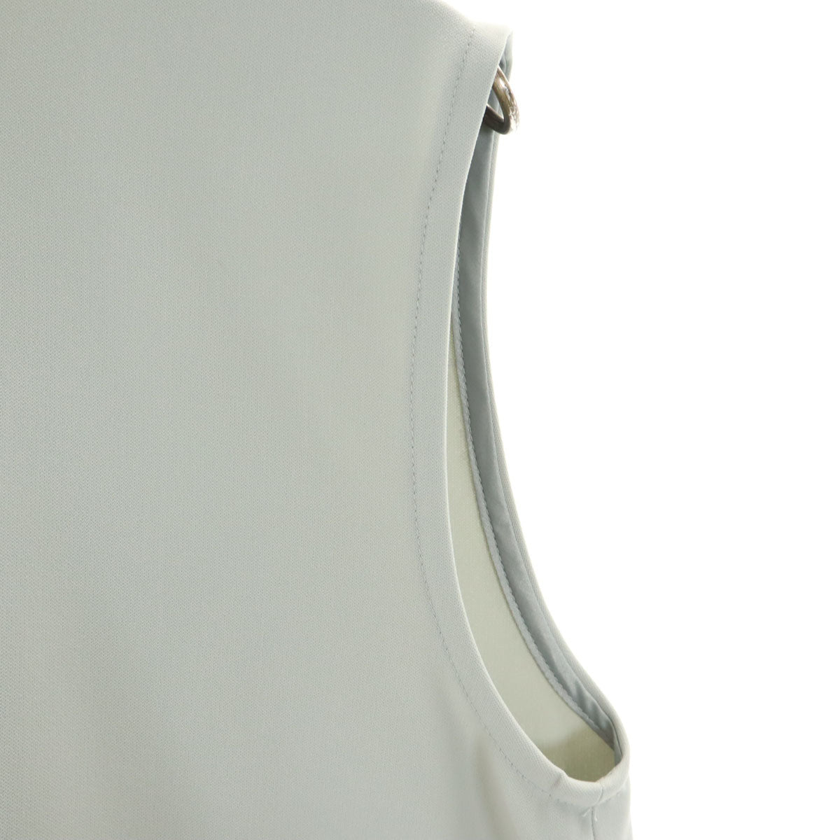 未使用 mizuiro ind ミズイロインド 日本製 ノースリーブ ワンピース グレー レディース