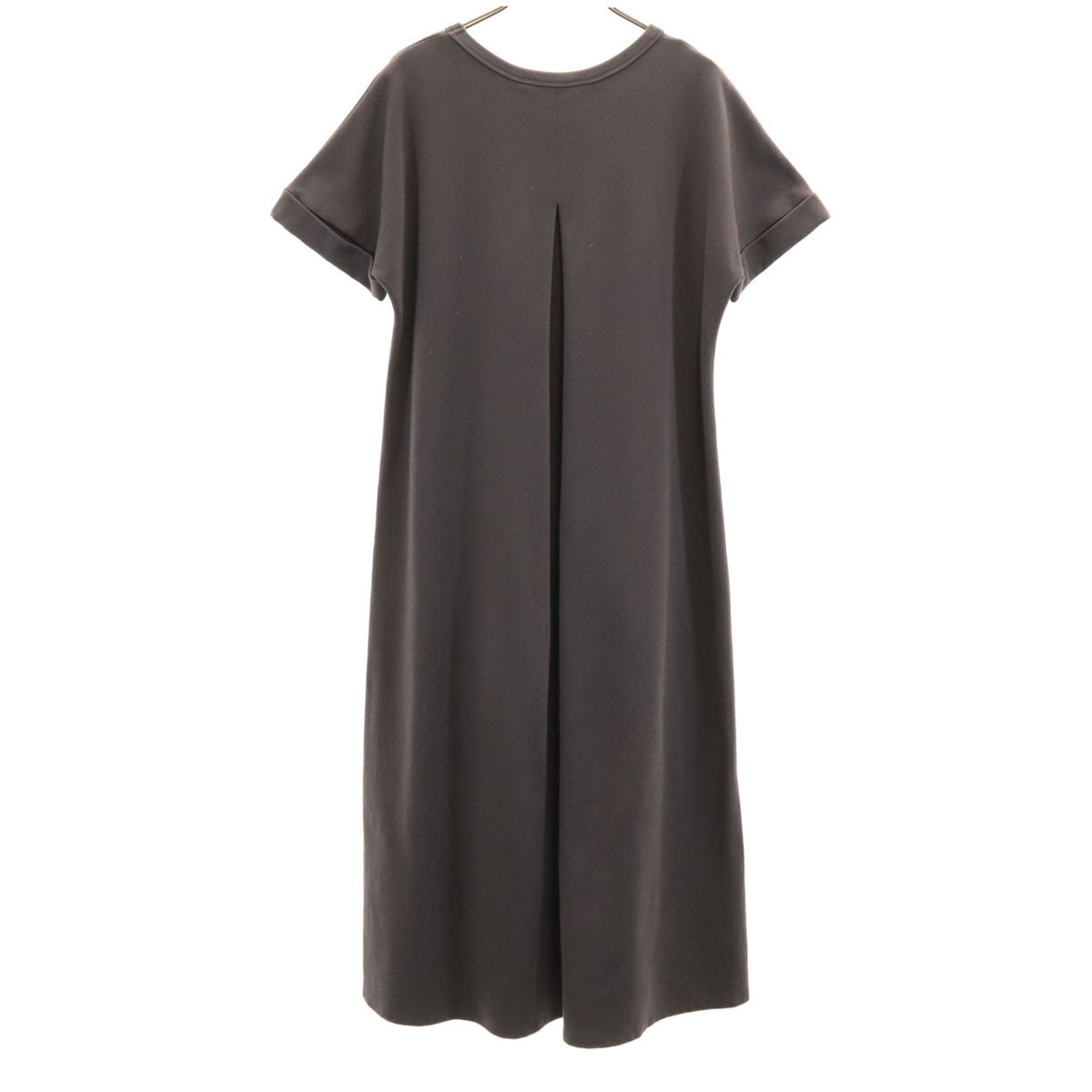 To b. by agns b トゥービーバイアニエスベー 半袖 ワンピース 36 チャコール レディース