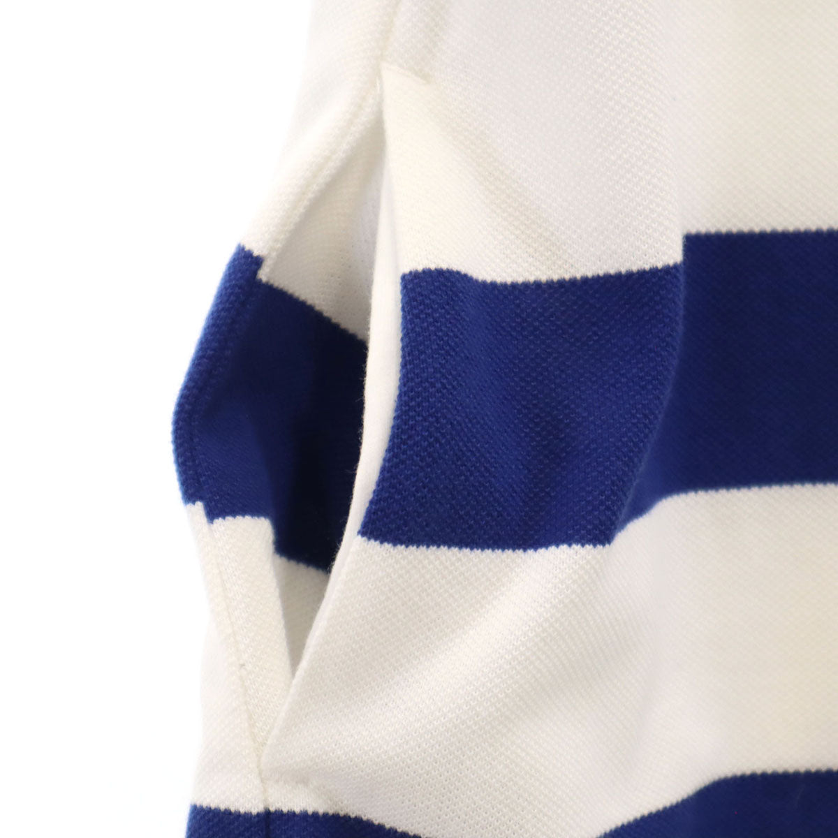 PEARLY GATES パーリーゲイツ 日本製 ボーダー柄 ゴルフ ノースリーブ ポロ ワンピース 0 0 ホワイト 鹿の子 レディース