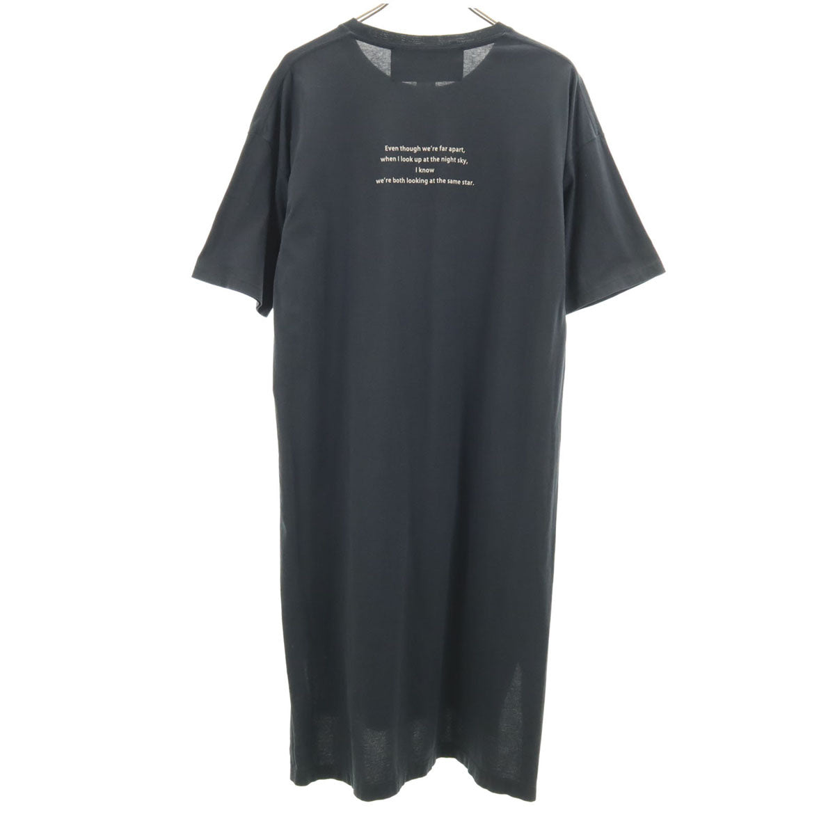 TICCA ティッカ 日本製 5分袖 ロングワンピース F ブラック レディース