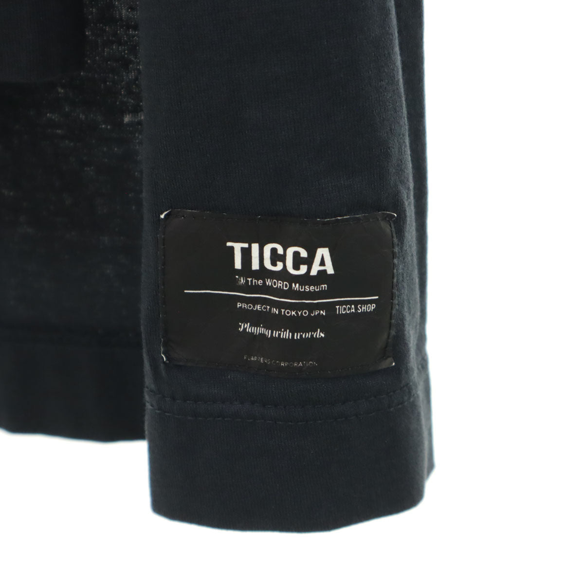 TICCA ティッカ 日本製 5分袖 ロングワンピース F ブラック レディース