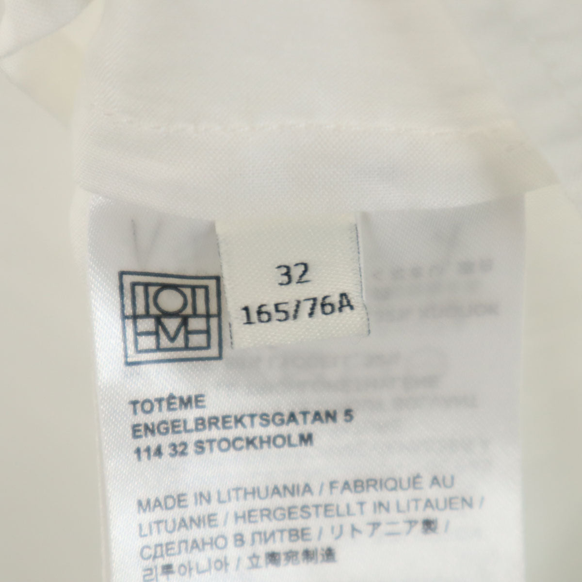 toteme トーテム フレンチスリーブ ドレープ ワンピース 32 ホワイト レディース