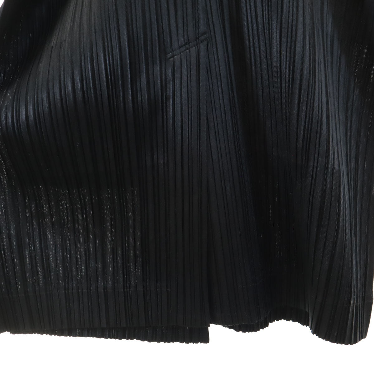 PLEATS PLEASE プリーツプリーズ 日本製 長袖 プリーツ ロング カーディガン 2 ブラック イッセイミヤケ レディース