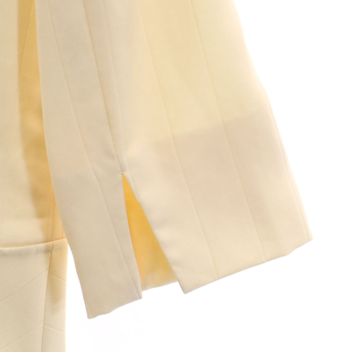 GIVENCHY ジバンシィ 90s 日本製 オールド ストライプ 7分袖 ワンピース 40 ペールオレンジ系 レディース