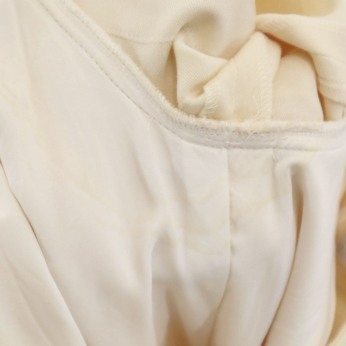 GIVENCHY ジバンシィ 90s 日本製 オールド ストライプ 7分袖 ワンピース 40 ペールオレンジ系 レディース