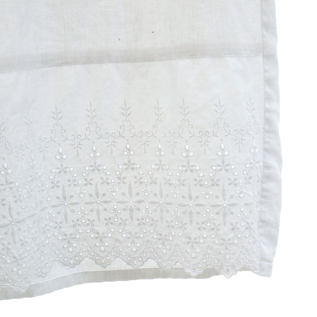 tricot COMME des GARCONS トリココムデギャルソン 2010年 日本製 リネンブレンド 長袖 シャツワンピース M ホワイト レディース