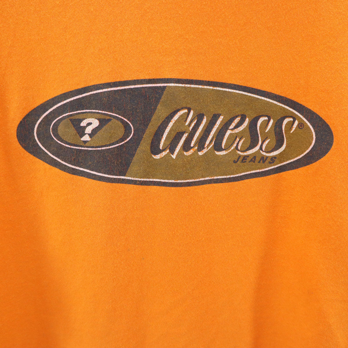 Guess ゲス USA製 半袖 Tシャツ XL オレンジ メンズ
