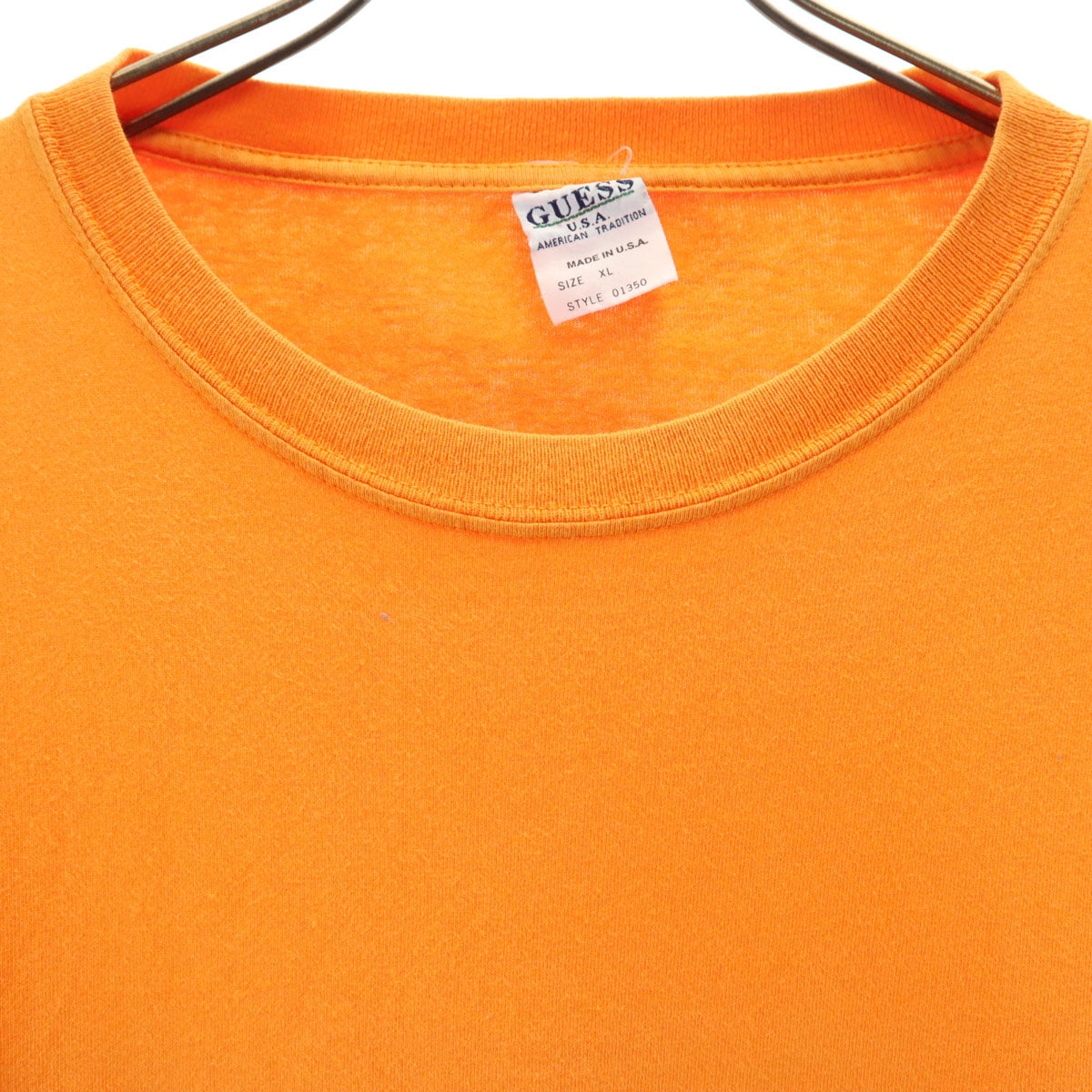 Guess ゲス USA製 半袖 Tシャツ XL オレンジ メンズ