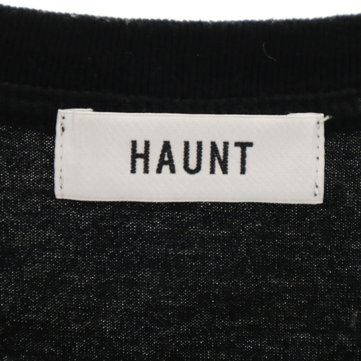 HAUNT ハウント 日本製 半袖 ワンピース 38 ブラック レディース