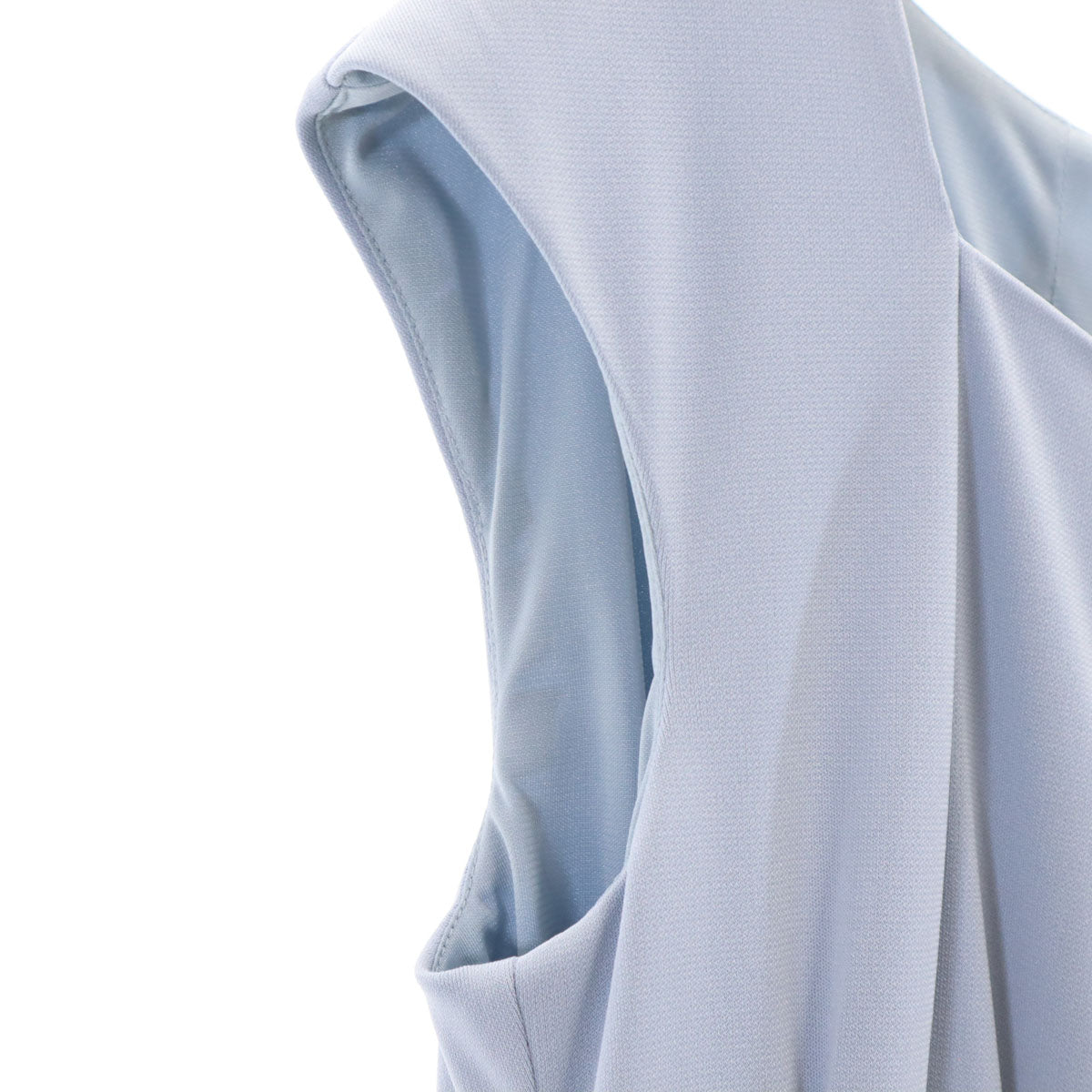 CHRISCELIN クリスセリーン 日本製 フレンチスリーブ ワンピース 38 水色 レディース