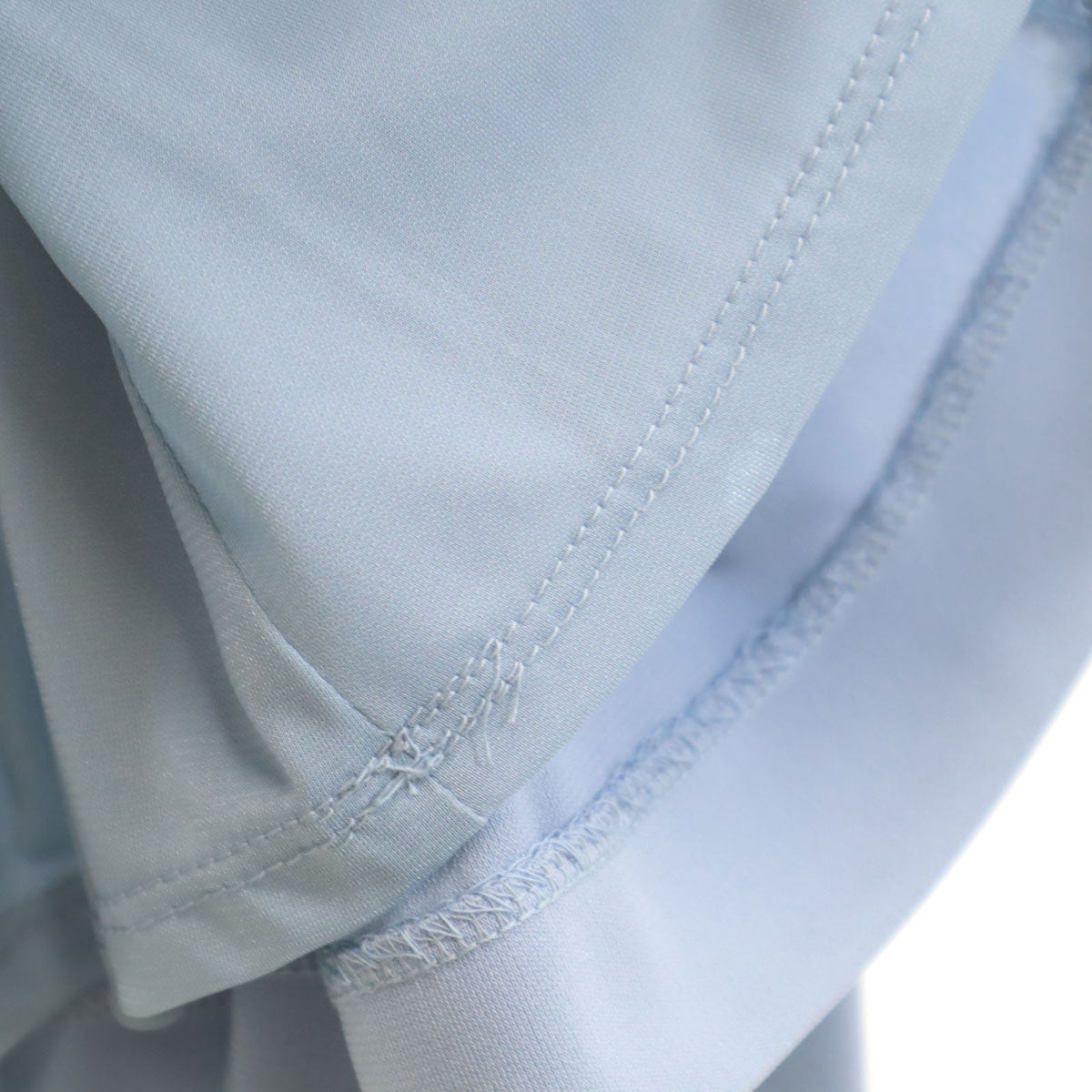 CHRISCELIN クリスセリーン 日本製 フレンチスリーブ ワンピース 38 水色 レディース