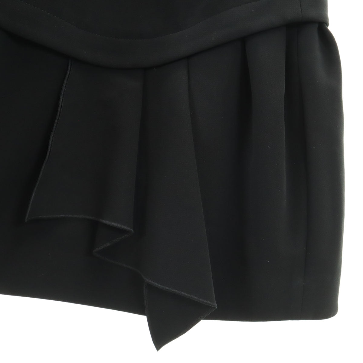 Daisy Lin デイジーリン 日本製 ノースリーブ ミニワンピース 38 ブラック フォクシー レディース