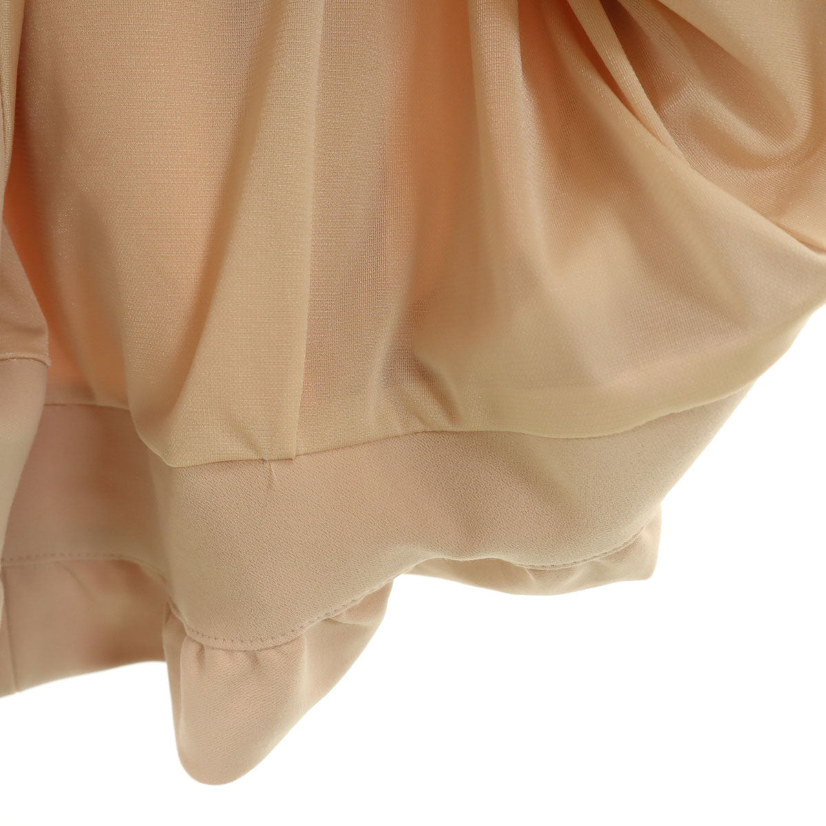 FOXEY NEW YORK フォクシーニューヨーク 日本製 ノースリーブ ミニワンピース 42 ペールオレンジ レディース