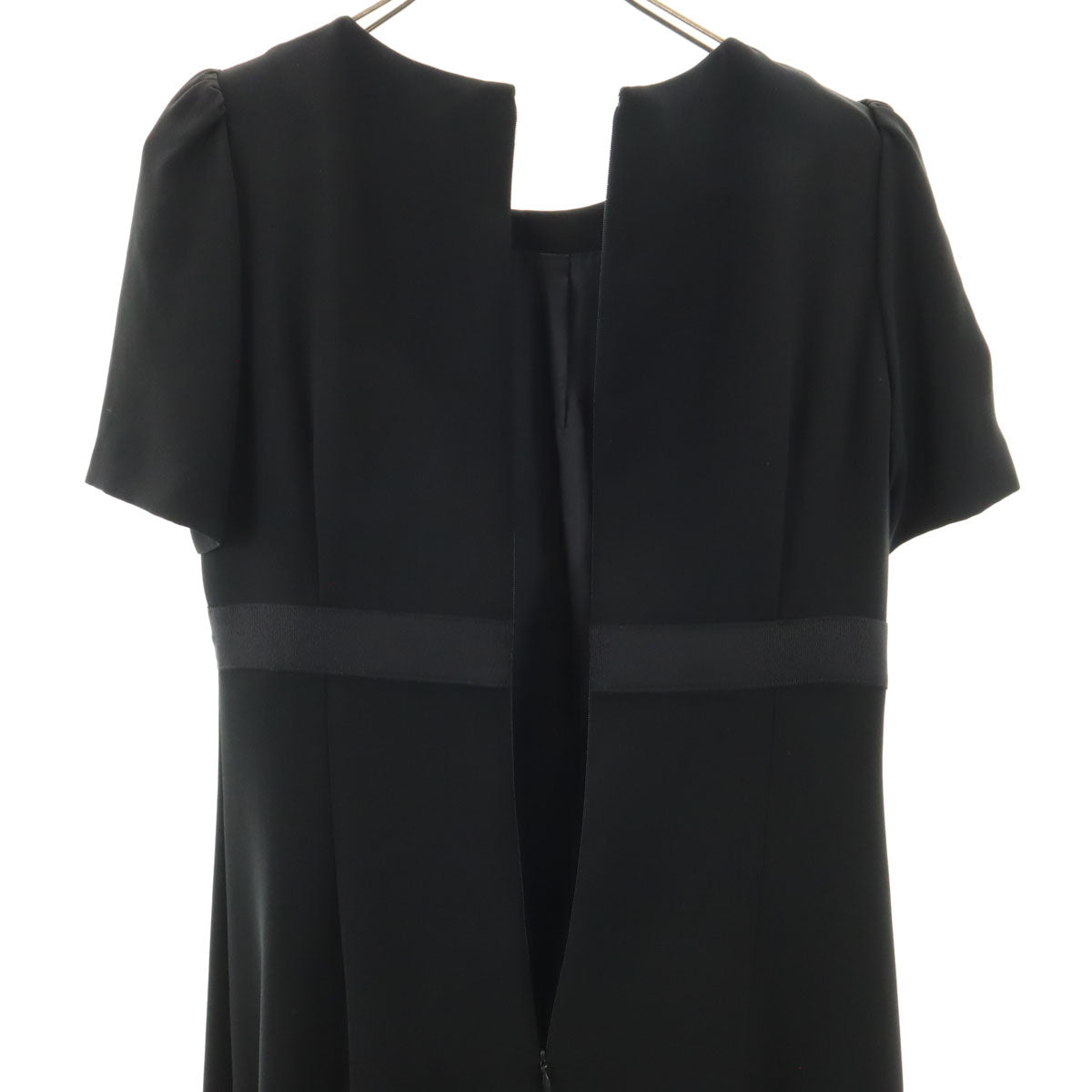 Chloe クロエ 日本製 半袖 フォーマル ワンピース 11AR ブラック レディース