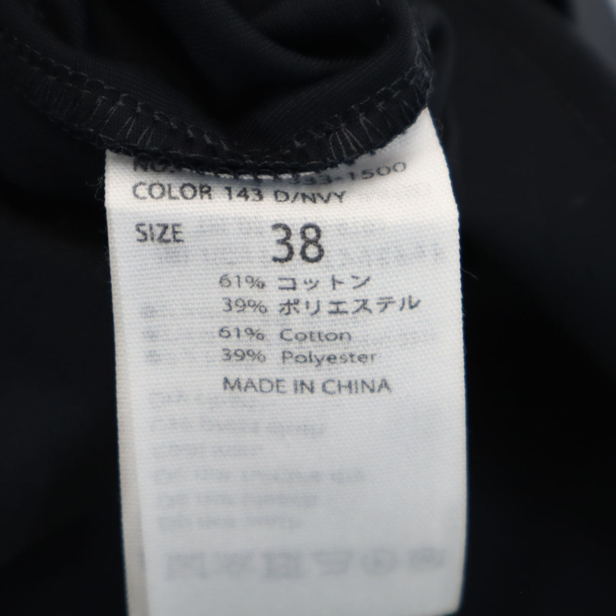 ENFOLD エンフォルド 5分袖 ワンピース 38 ネイビー レディース