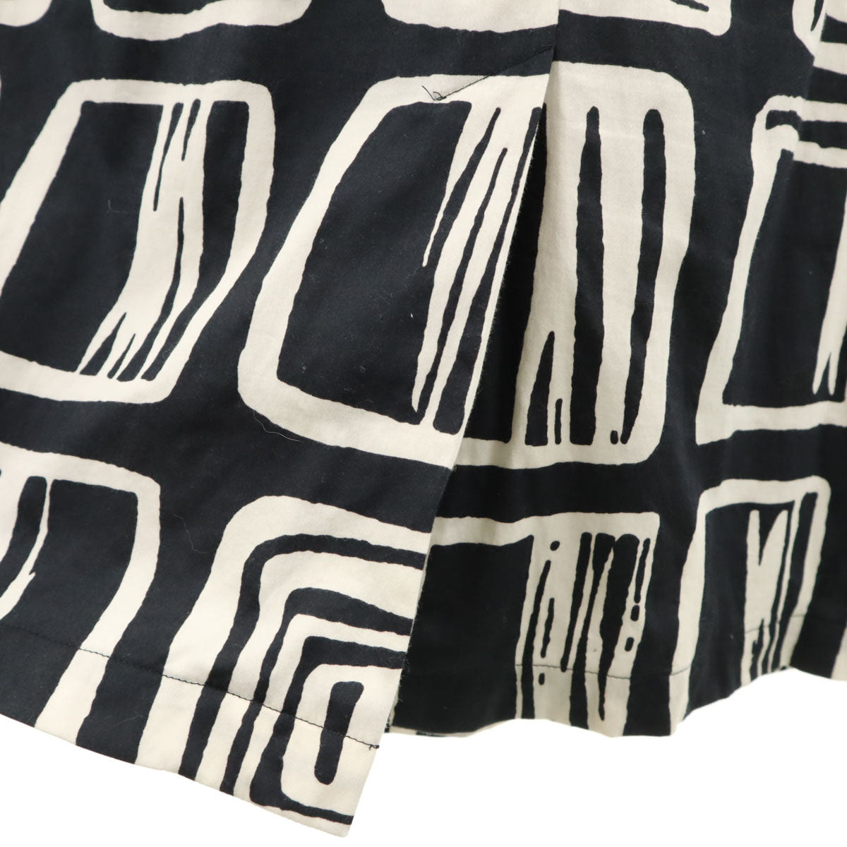 marimekko マリメッコ 総柄 ノースリーブ ワンピース 36 ブラック系 レディース