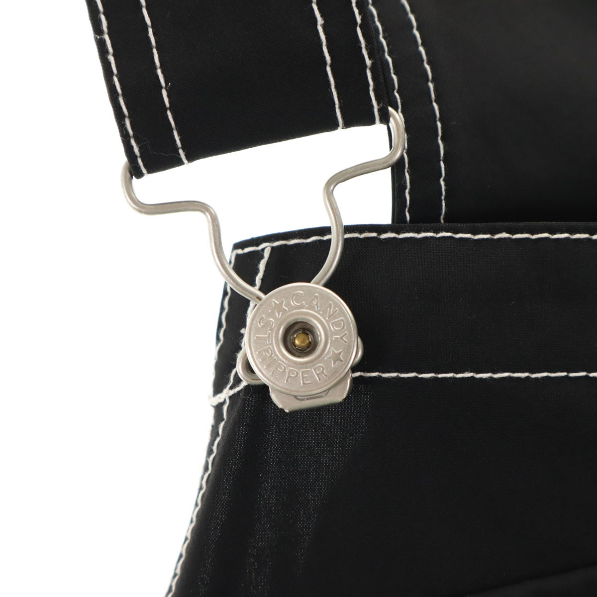 CANDY STRIPPER キャンディストリッパー ジャンパースカート S ブラック ワンピース レディース