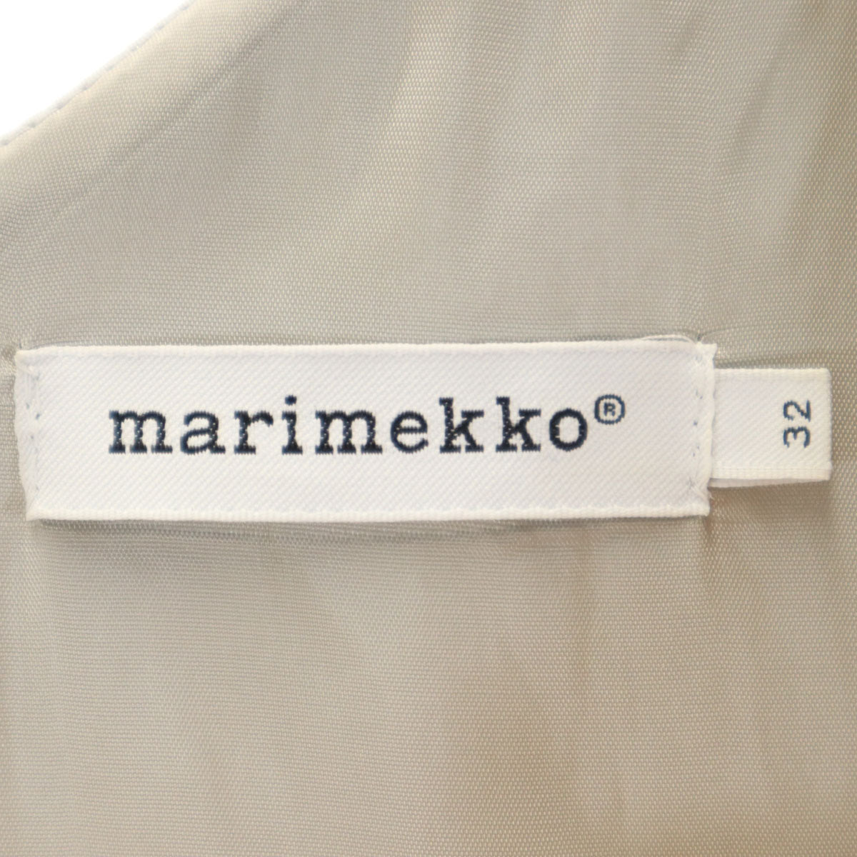 marimekko マリメッコ 総柄 5分袖 ワンピース 32 レディース