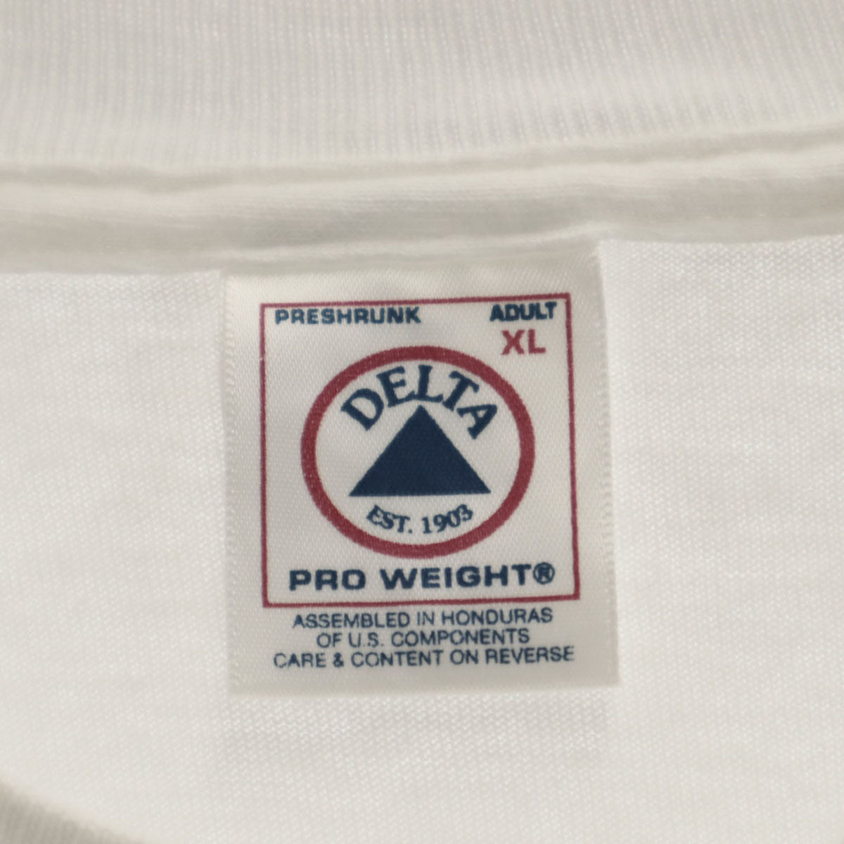 DELTA デルタ 90s オールド I'M NOT 50 半袖 ロング Tシャツ XL ホワイト メンズ