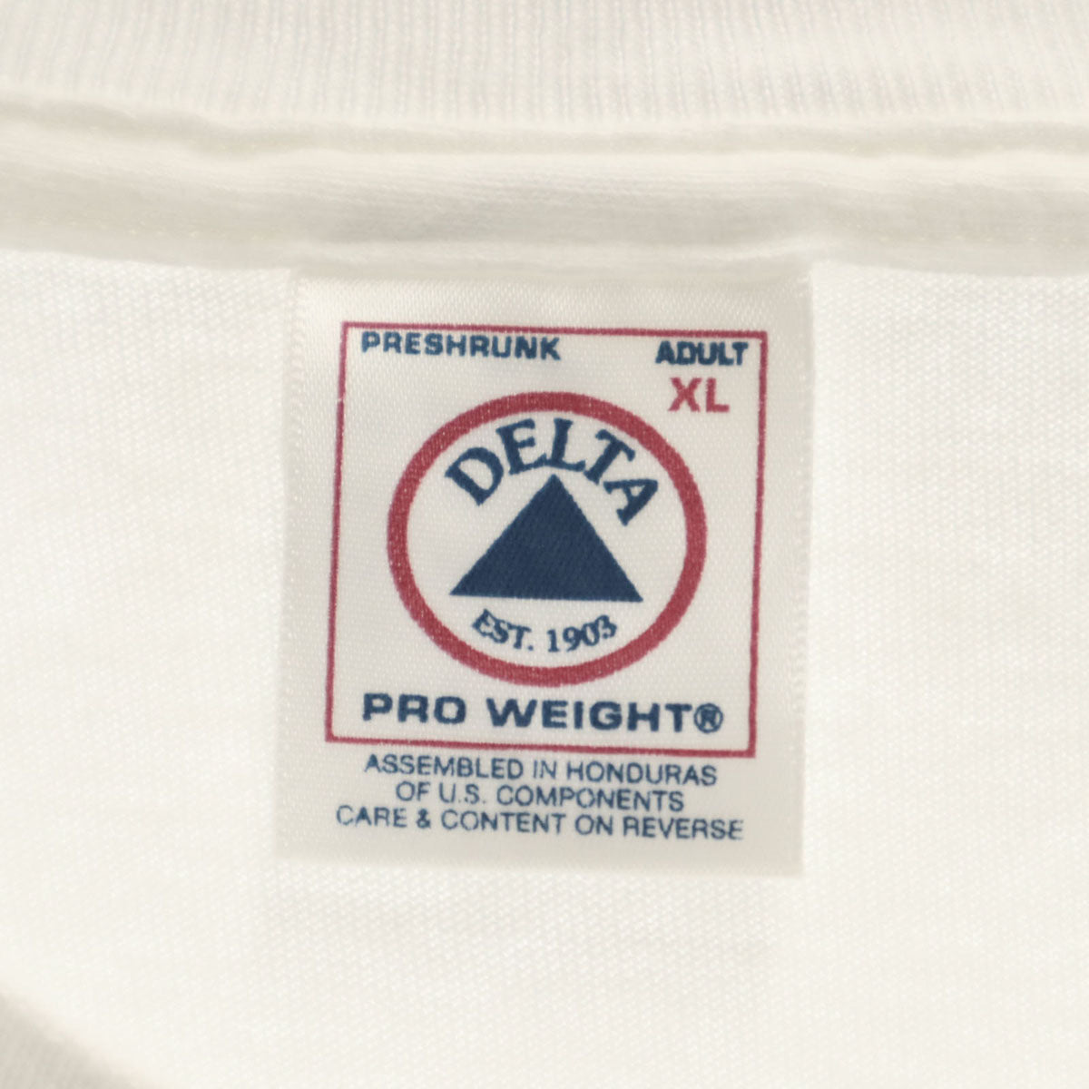 DELTA デルタ 90s オールド I'M NOT 50 半袖 ロング Tシャツ XL ホワイト メンズ