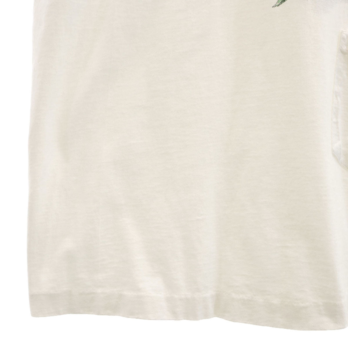 PRINTS OF TAILS 90s USA製 オールド ひまわり 半袖 ワンピース ONE SIZE ホワイト シングルステッチ レディース