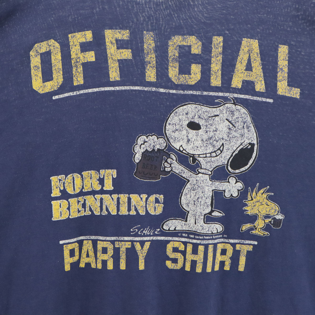 J SPORTWEAR 90s USA製 オールド スヌーピー 半袖 ワンピース ネイビー SNOOPY シングルステッチ レディース