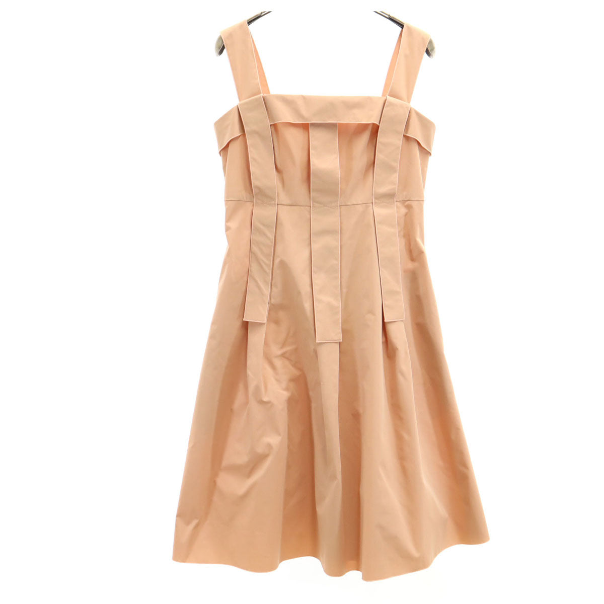 FOXEY NEW YORK フォクシーニューヨーク 日本製 キャミワンピース 40 サーモンピンク レディース